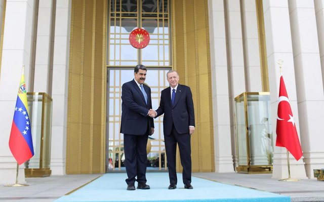 Presidentes Nicolás Maduro y Recep Tayyip Erdogan Presidentes Nicolás Maduro y Recep Tayyip Erdogan