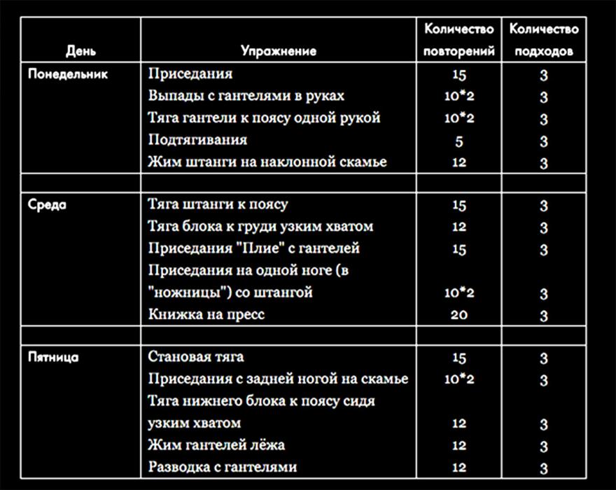 Лучшая программа тренировок для похудения для мужчин и девушек