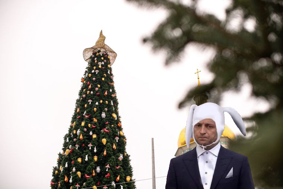 С главной елки Украины в центре Киева сняли шляпу - Цензор.НЕТ 4891