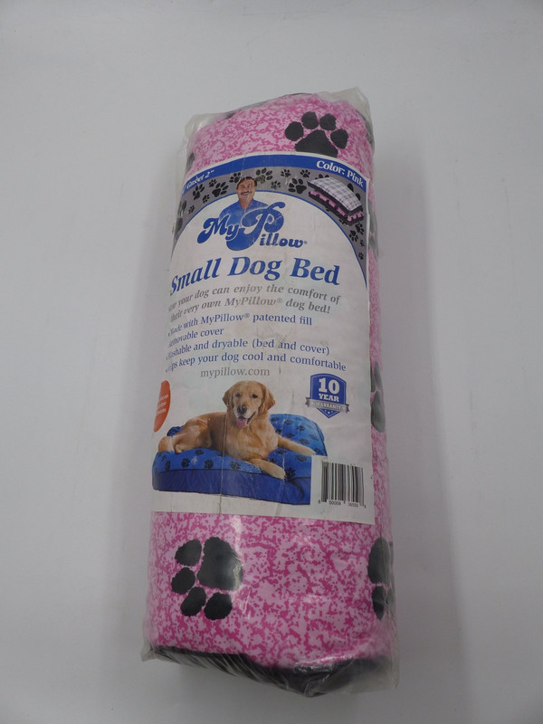 MY PILLOW COMFORTABLE WASHABLE SMALL PINK DOG BED SIZE 18" X 24"