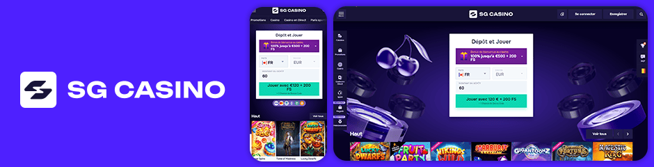 SGCasino DE bonus