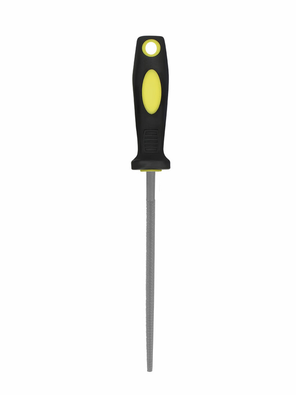 LIMA REDONDA M/PLASTICO CON JEBE 6" KAMASA