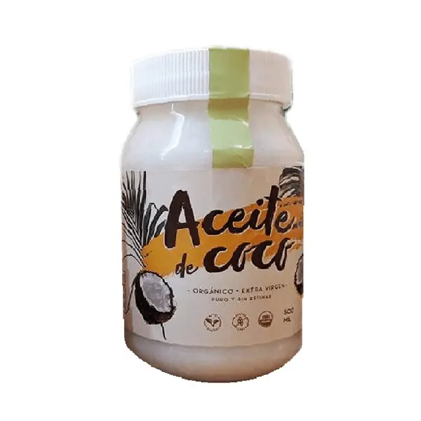 ACEITE DE COCO X 500cc VIRGEN ORGANICO