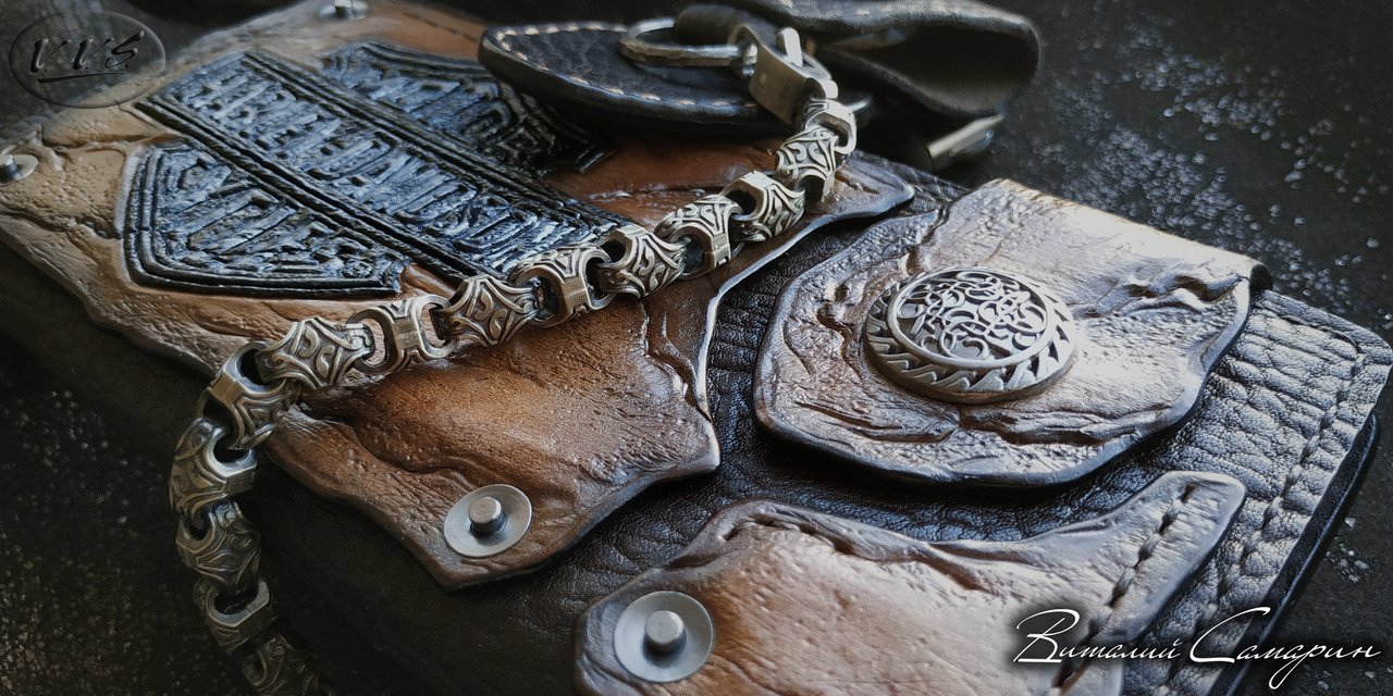 кошелек мото ХД цепь4