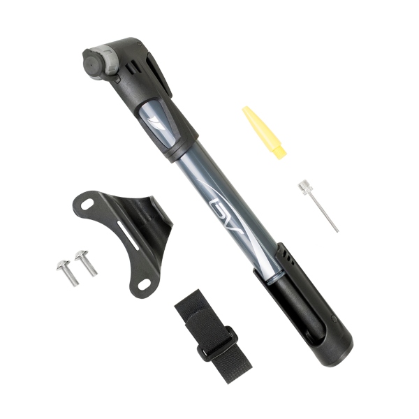 Portable Mini Bike Floor Pump Compact Bicycle Tire Pump Compatible with Presta a