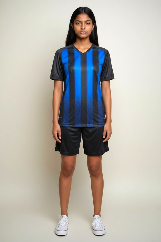 Blue Thunder Soccer Set – Royal Blue & Black Edition