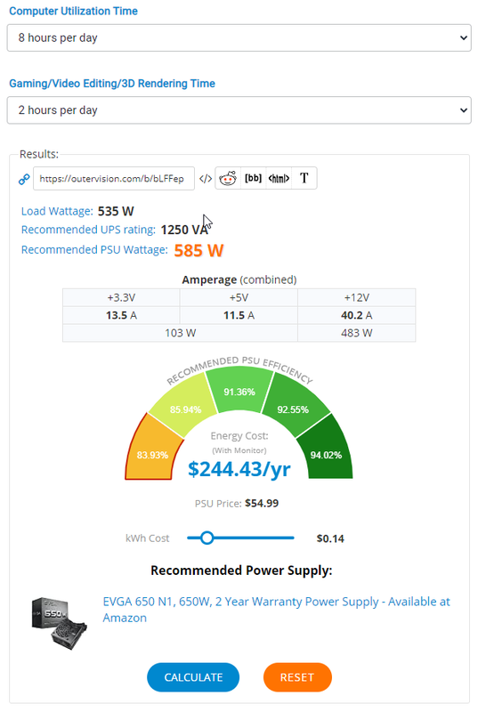 Power Supply Calculator8HoursPoweredOn