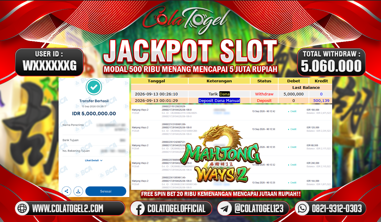 JACKPOT SLOT GACORR !!!