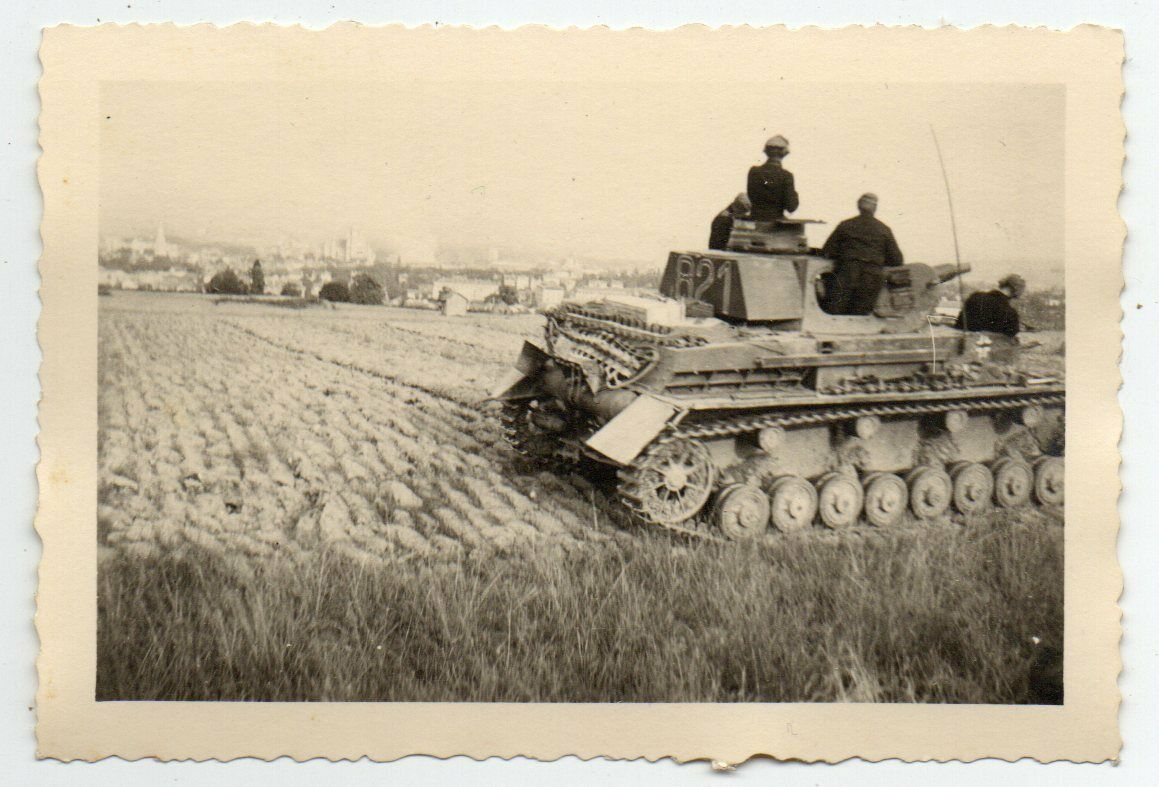Foto Militär Wehrmacht Frankreichfeldzug Panzer 821