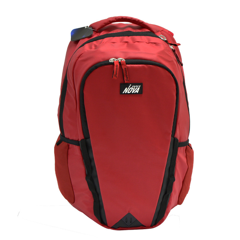 SUPERNOVA RED 2 COMPARTMENT BACKPACK 18"