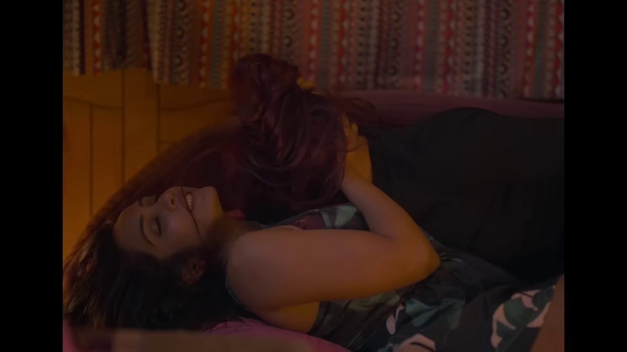 Amika Shail hot photos, Aradhana Sharma kiss, Amika Shail kissing Aradhana, viral celebrity photos, bold Indian actresses, trending Bollywood moments, steamy photo shoot, Amika Aradhana viral kiss, actress kiss photo, celebrity intimate moment