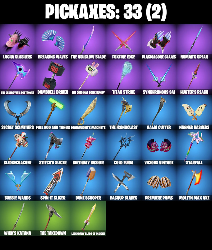 pickaxes comp