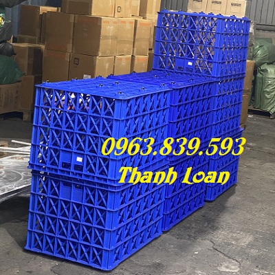 Mua sóng nhựa 8 bánh xe rẻ tại HCM / Gọi 0963.839.593 Ms.Loan Song-nhua-hs022-ro-nhua-8-banh-xe-xanh-duong