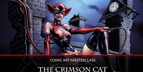 Comic Art Master Class: The Crimson Cat | Inking & Coloring Techniques for Digital Illustration