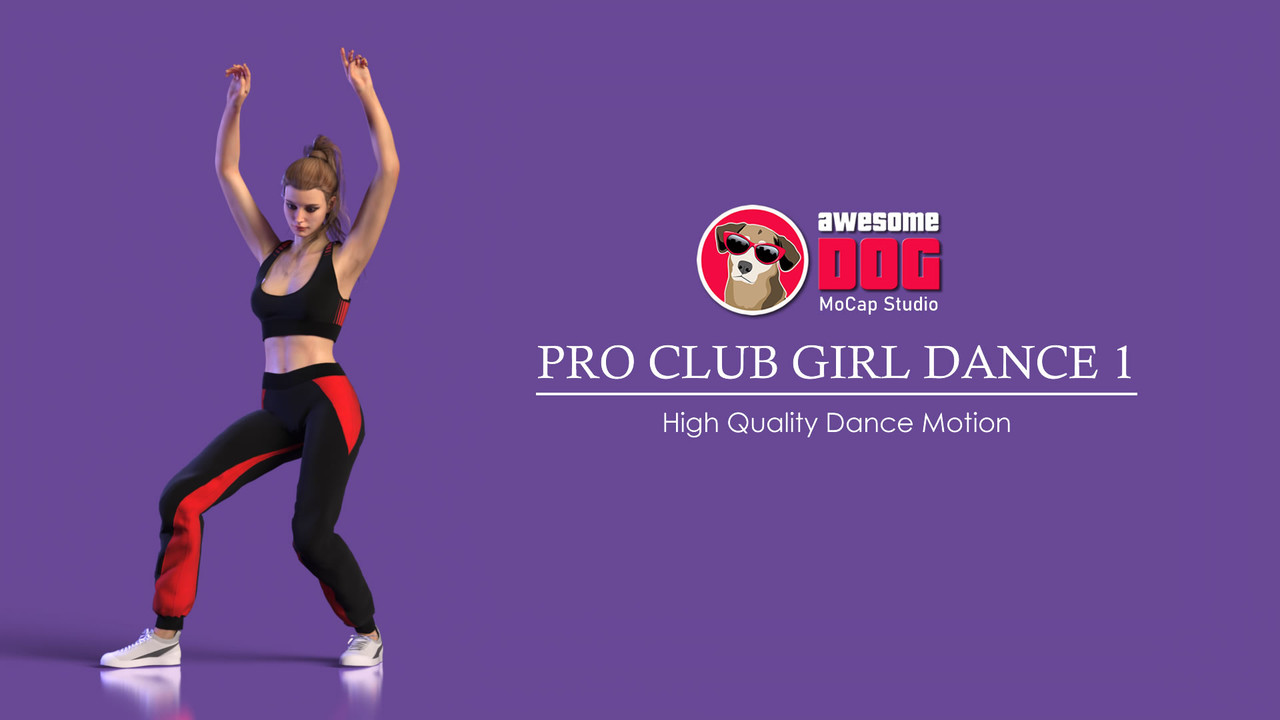 [ Reallusion Motion ] Pro Club Girl Dances ( seri 1+2+3)