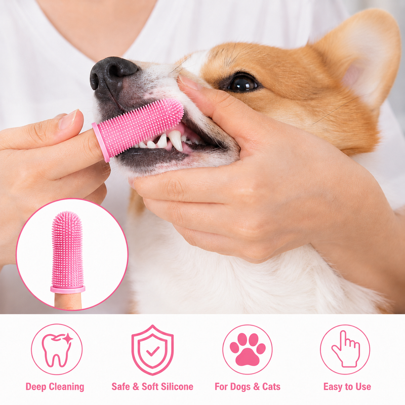 Soft Silicone Finger Toothbrush