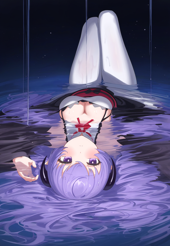 1girl, {{hanyuu}}, mikozin, NDGD, ohlia, {kobayashi ritz}, reoen, upside-down, f s-71965210