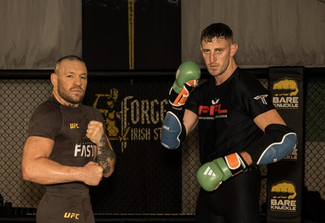 Конър Макгрегър в спаринг с двуметров боец на PFL