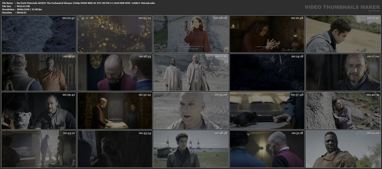 His Dark Materials S03E01 The Enchanted Sleeper 2160p HMAX WEB-DL DTS-HD MA 5.1 DoVi HDR HEVC-126811