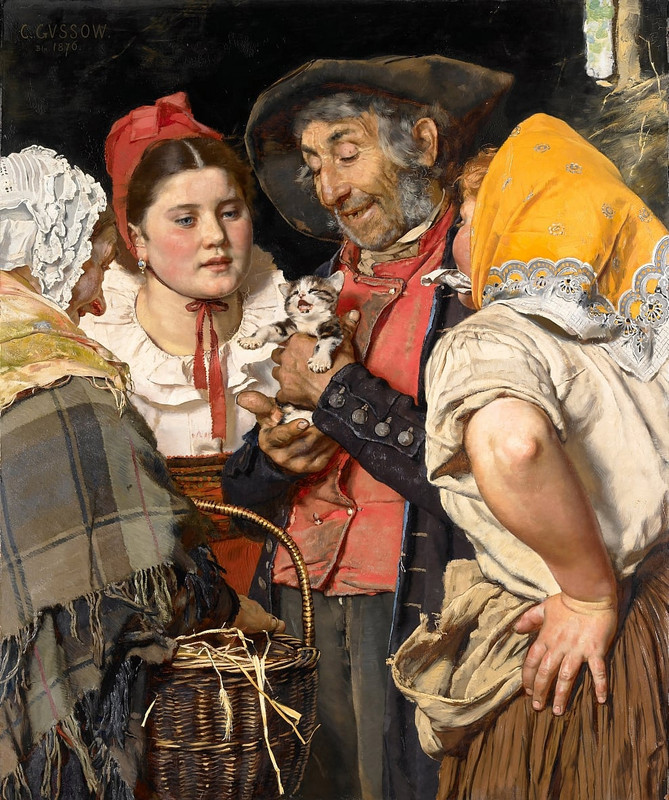 Karl Gussow - Old Mans Treasure (Das Ktzchen) - (MeisterDrucke-15958)