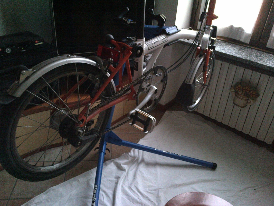 pulizia bici in casa