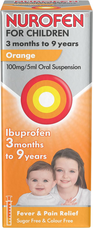Nurofen Syrup For Children Orange 100Ml