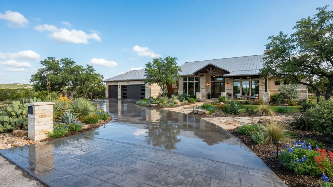 Concrete driveway sealing San Antonio maintenance