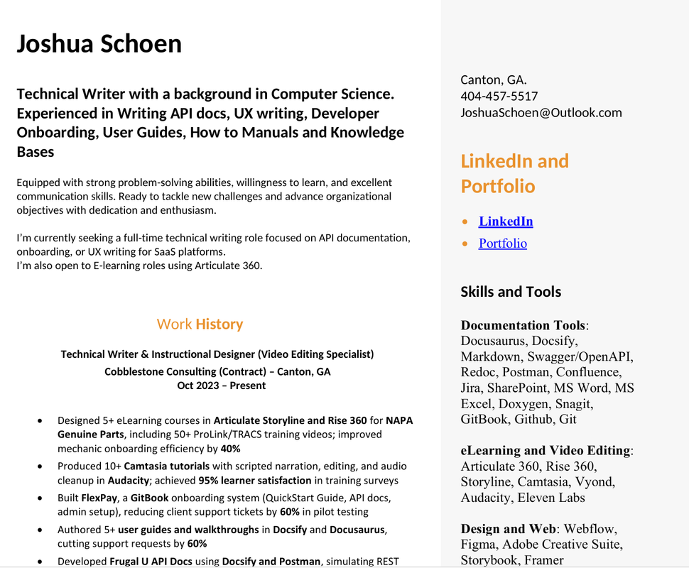 Resume Preview