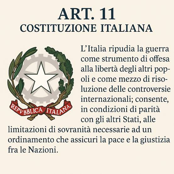 art. 11 Costituzione