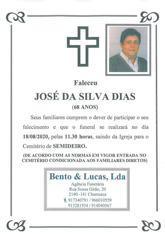 Faleceu o veterano José da Silva Dias, da 3ª/BCac4515/73 Participacao