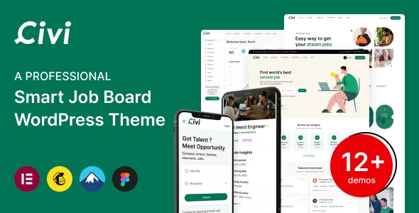 Civi – Job Board WordPress Theme