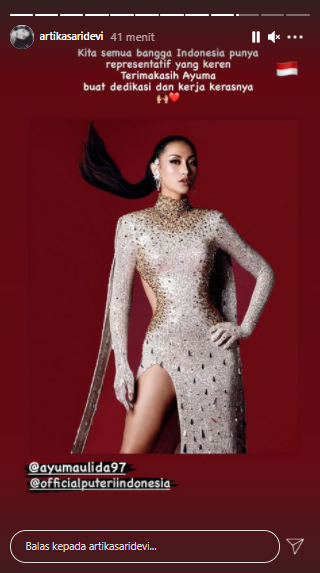 Artika Sari Devi apresiasi Ayu Maulida