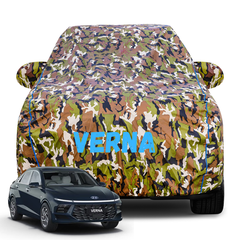 Verna Army Car Cover
