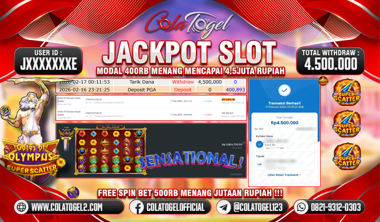 JACKPOT SLOT GACOR!!
