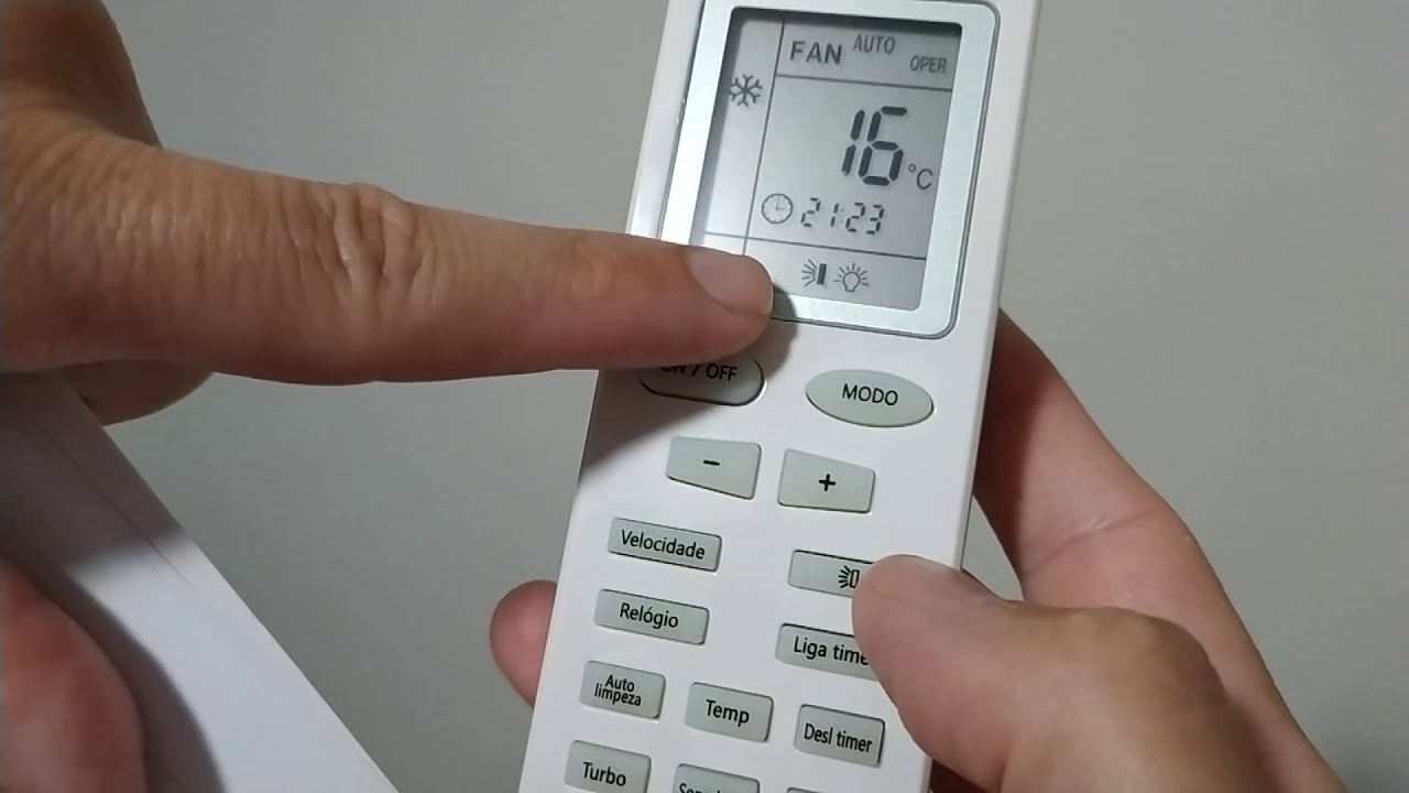 Modo econômico no controle do ar-condicionado