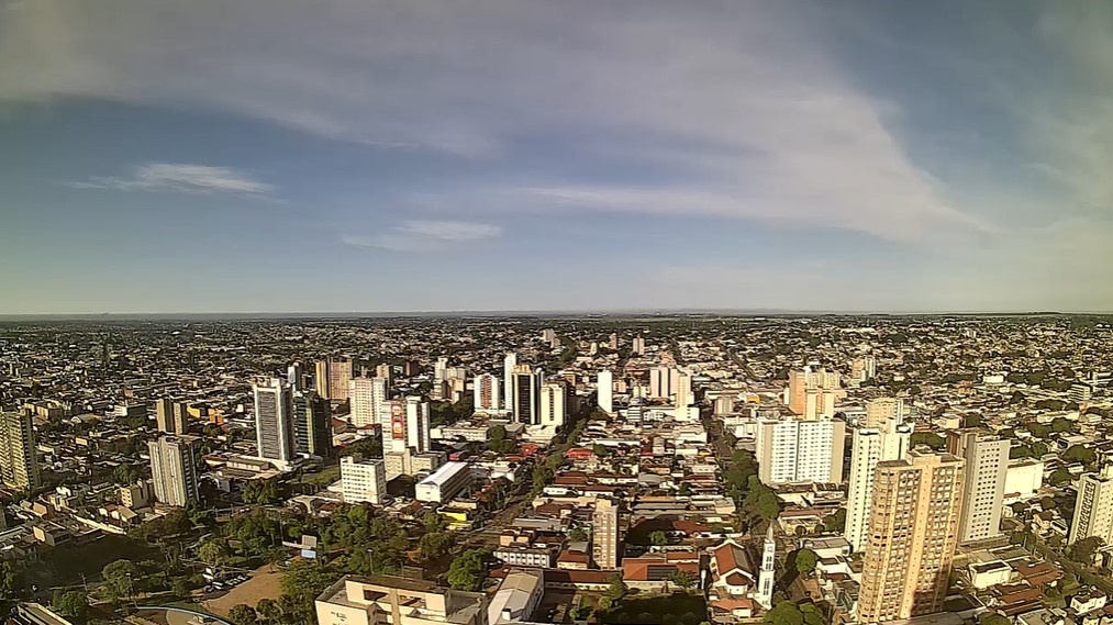 Campo Grande nesta manhã de segunda-feira