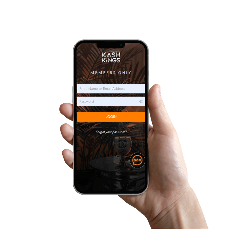 Johnny Kash Casino Login Page on Mobile Website