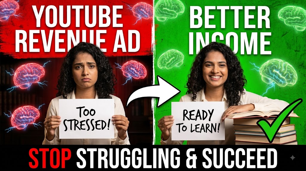 AI-generated example result for the youtube-thumbnail prompt: Creator & Lifestyle YouTube Thumbnail AI Prompt #26 – Split-Screen Comparison