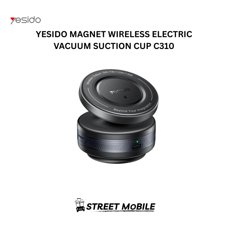 YESIDO C310 MAGNET WIRELESS ELECTRIC VACUUM SUCTION CUP