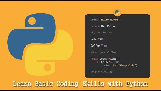 Learn basic coding skills with python