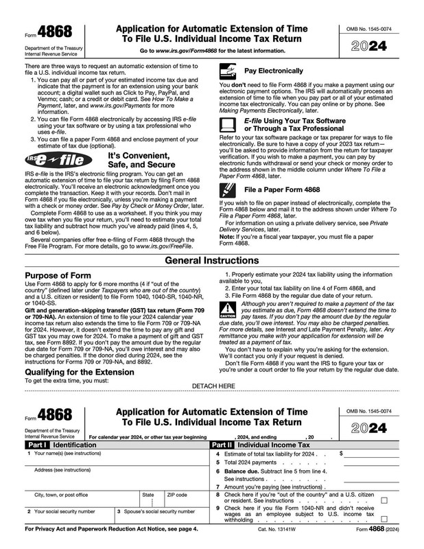 Form 4868
