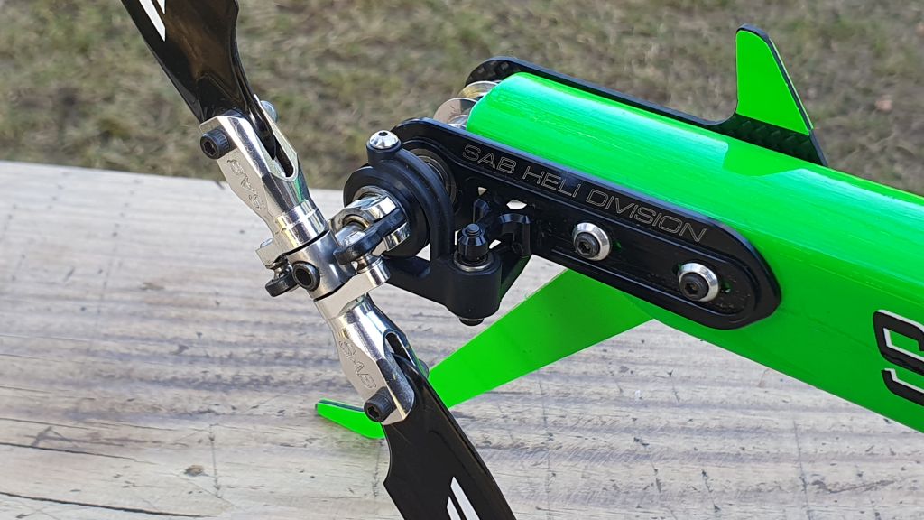 SAB Goblin 380 Green Carbon Kit s (5)