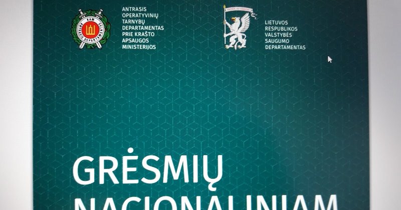 Keli žodžiai apie „Grėsmių nacionaliniam saugumui vertinimą 2022“