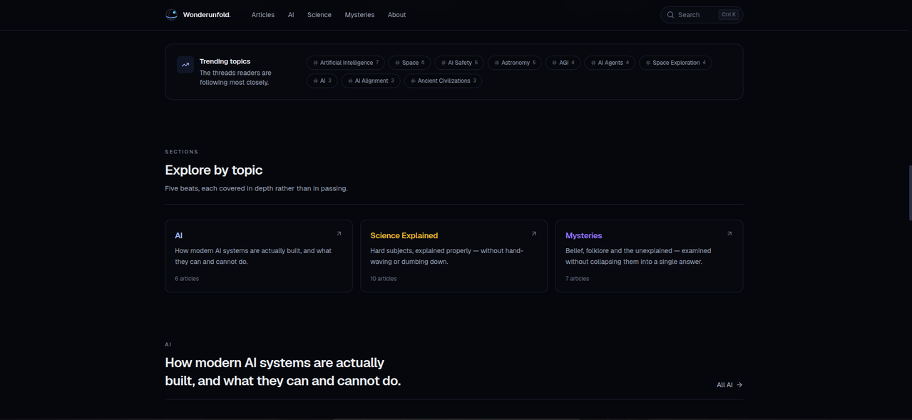 WonderUnfold – Technology & Curiosity Platform thumbnail 4