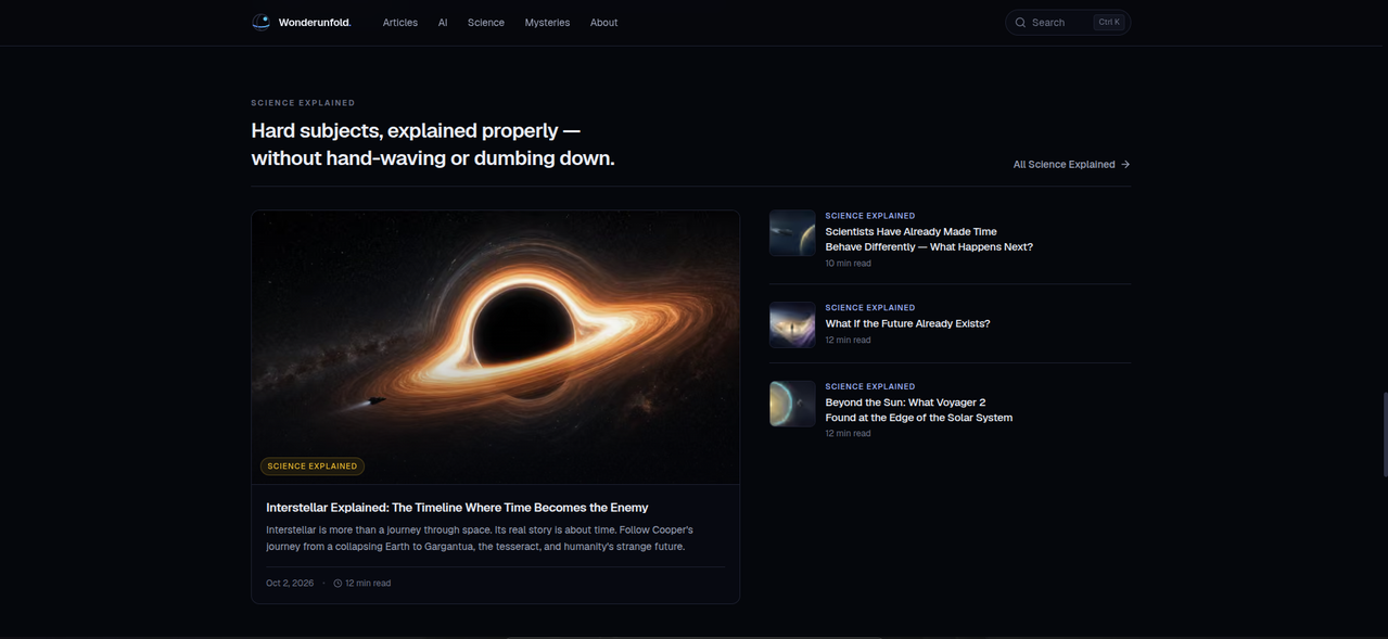 WonderUnfold – Technology & Curiosity Platform thumbnail 5