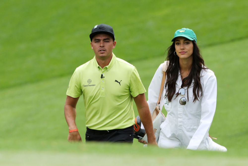 Rickie Fowler and Allison Stokke