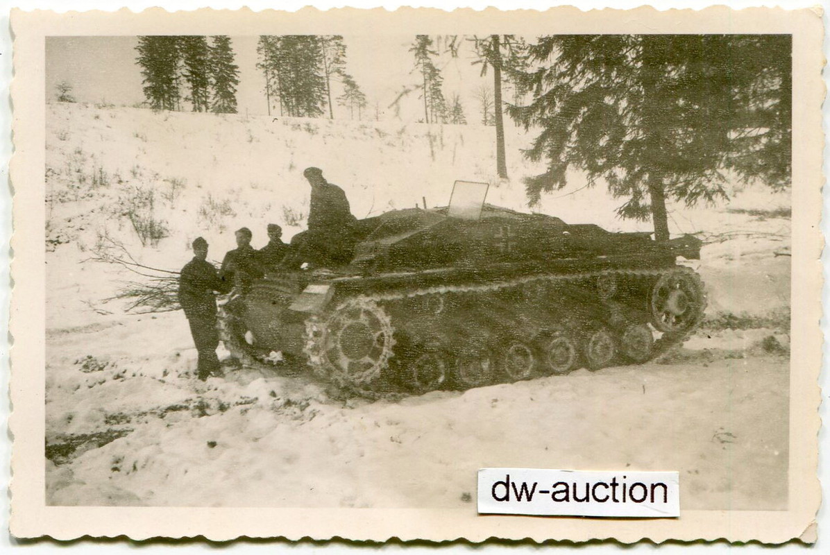 Sturmgeschütz im Winter , Stug. Abt. 190