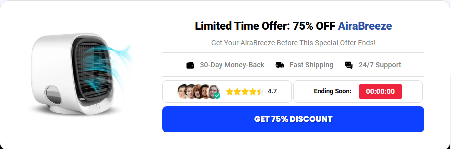 AiraBreeze Mini Portable Limited Time Offer