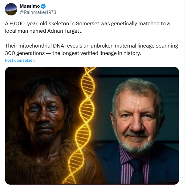 Vorfahren von 9.000 Jahren