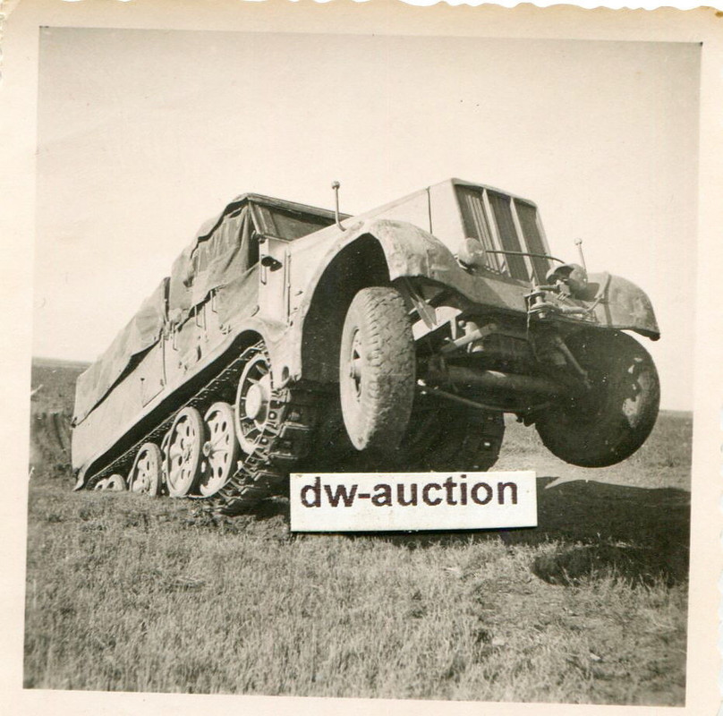 Sturmgeschütz Abt. 197 , SdKfz Halbkette auf der